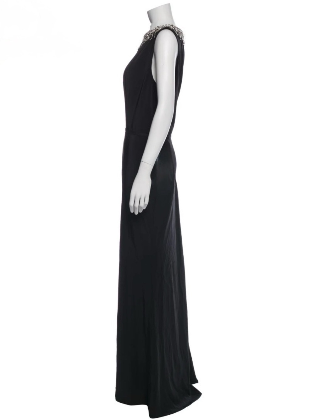 Mac Duggal | Sleeveless Rhinestone Collar Column Gown 26516 - Picture 7 of 14